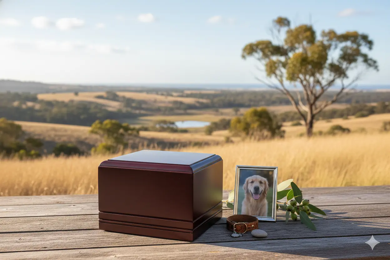 Classic wooden urn view 5
